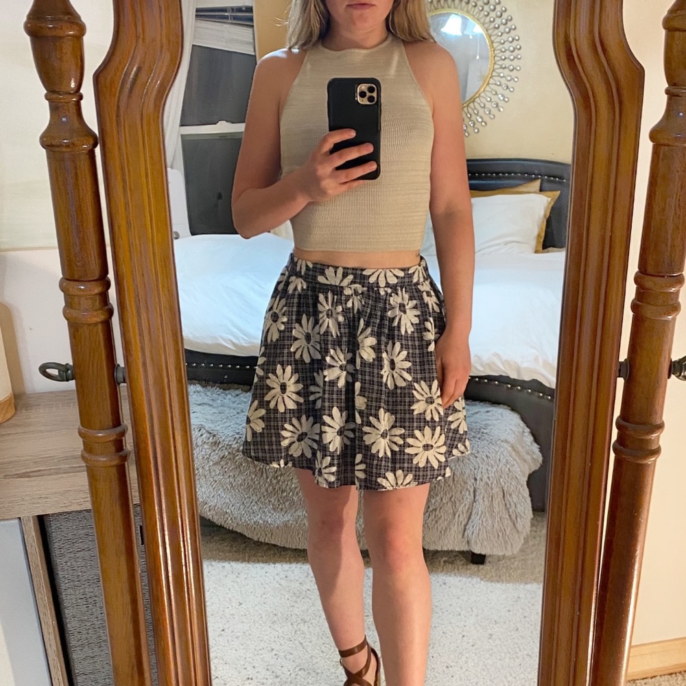 Vintage floral skirt